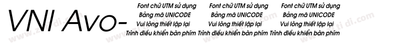 VNI Avo字体转换
